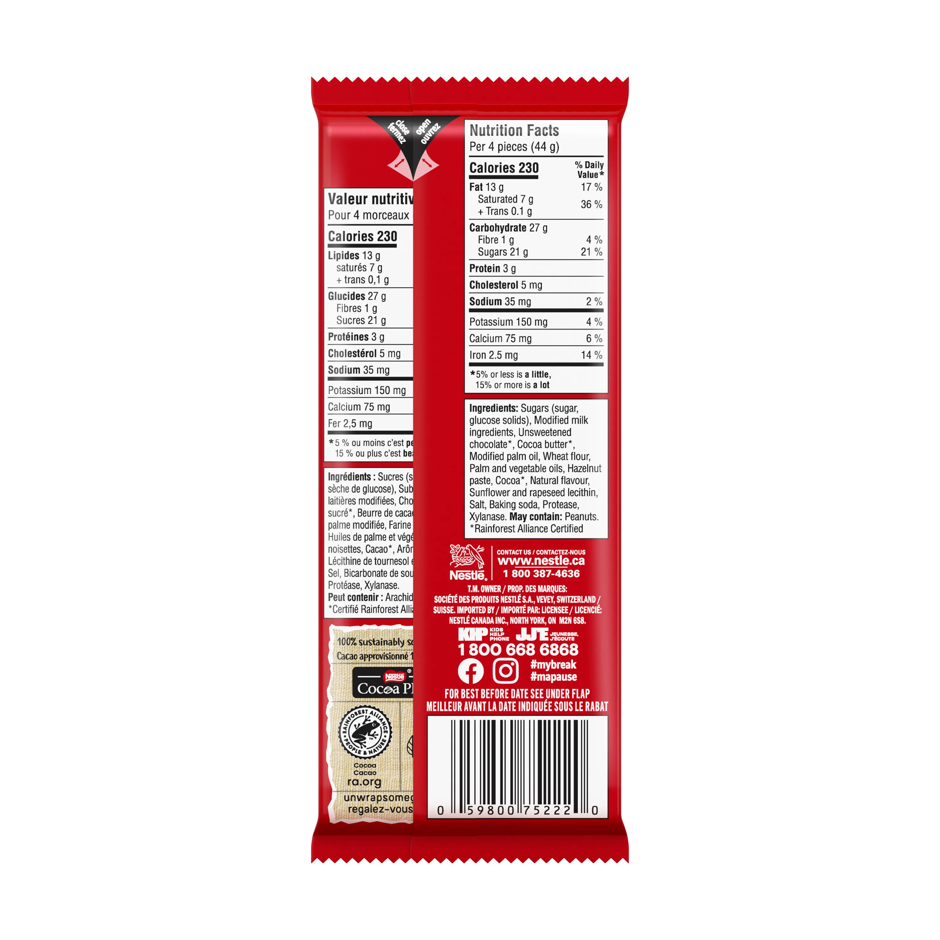 KitKat Hazelnut Bar bc